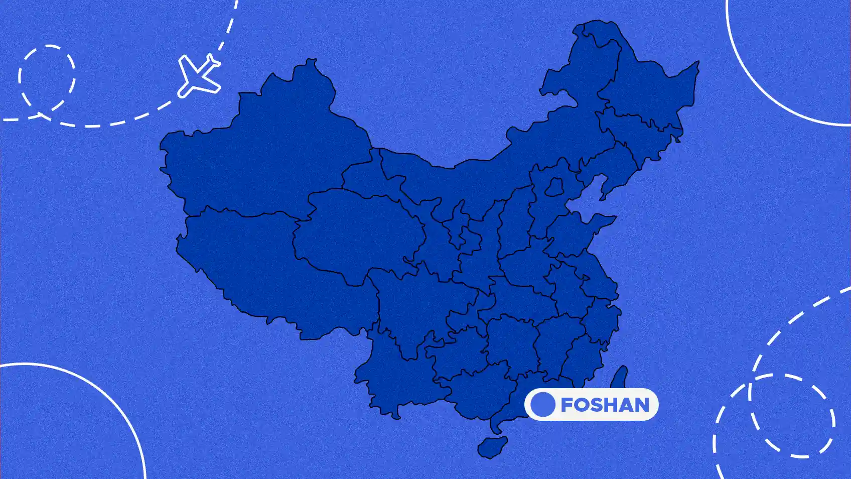 Foshan City Guide Map
