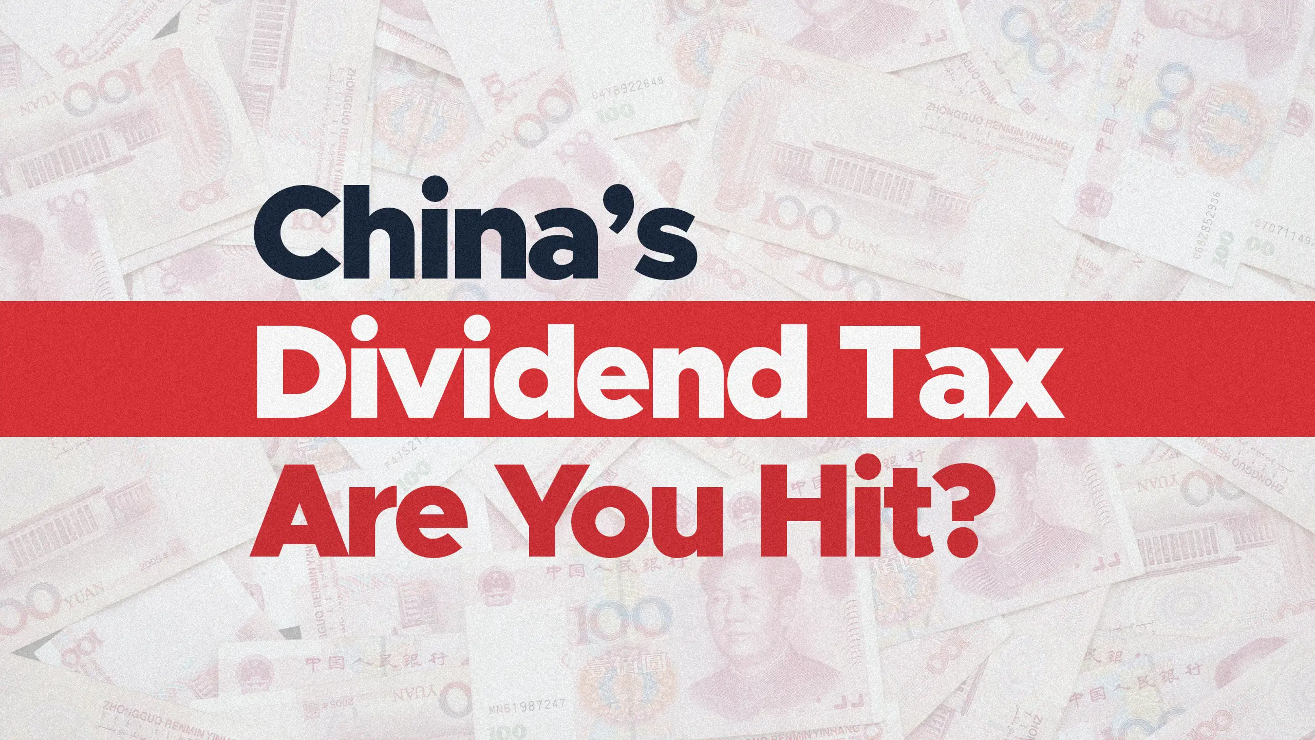 China Dividend Tax